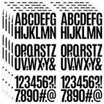 Ynhay 480 Pcs Waterproof 3" Vinyl Alphabet & Number Stickers - Inch, Black. Fixed Price $14.52.