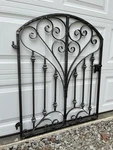 French Country Iron Scroll Garden Gate. Fixed Price $385.00.