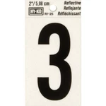 Hy-ko Vinyl In. Reflective Adhesive Number Three RV-25/3 Pack Of 10. Fixed Price $14.06.