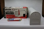 Steel City 1-CP Standard Sized White Rural Mailbox Smooth Surface Made In Usa. Fixed Price $48.99.