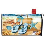 Welcome To The Beach Oversized Mailbox Cover. Fixed Price $15.00.