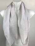 Silk Scarf Light Lavendar 31" X 28" Hand Rolled Edge. Fixed Price $7.00.