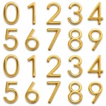 Inch Self Adhesive Mailbox Numbers 0-9, Gold House Stickers, 20 Pac.... Fixed Price $22.39.