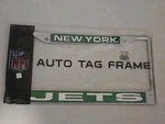 New York Jets Chrome License Plate Frame Nfl Football Team Fan Auto Tag Holder. Fixed Price $14.25.