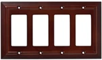 Quad Decorator Wall Plate Rocker Gfci Gang Combo Espresso Architectural. Fixed Price $10.99.