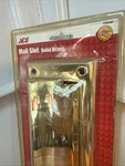Solid Brass Mail Slot, Bright Finish, 2" X 11", Ace Hardware New. Fixed Price $23.16.