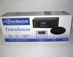Post Master Townhouse Mailbox Black Steel Standard Wall Mount W/ Magazine Hook. Fixed Price $18.19.