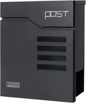 Large Wall Mount With Lock, Modern Mailboxes For Outside, Black, 14.4". Fixed Price $69.55.