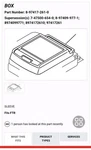8-97417261-0 Genuine Isuzu Oem Parcel Box Nos. Fixed Price $150.00.