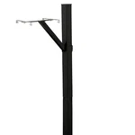 Architectural Mailboxes Post Black Steel Drive-in Top Mount Adjustable Cross-arm. Fixed Price $59.99.