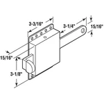 Security Lock For Garage Doors - Heavy Duty Galvanized Steel. Fixed Price $23.19.