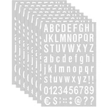 8 Sheets Self Adhesive Vinyl Letters Numbers Kit, Mailbox 2 Inch, White. Fixed Price $13.40.