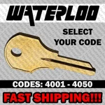 Waterloo Tool Box Key Cut Your Code 4001 - 4050. Fixed Price $7.99.