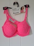 No Boundaries Push-up Bra Women's Size 32B Pink Solid Plant Based Sugarcup New. Fixed Price $12.99.