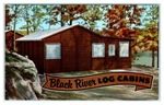Advertising Black River Log Cabins Pre Cut Red Cedar Kits C1970S Postcard. Fixed Price $5.93.