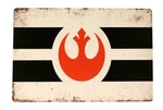 Vintage Rebel Alliance Metal Tin Sign Plate Wall Art Decor .... Fixed Price $17.75.