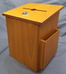 Buddy Products - Wood Suggestion Box Medium Oak New. Fixed Price $19.99.