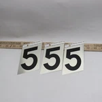 (3-PK) Hillman Angle-cut Number Aluminum Black 3" 840562. Fixed Price $10.69.