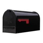 Architectural Mailboxes Elite Black, Large, Steel, Post Mount. Fixed Price $29.95.