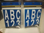 Hillman 847017 3" Individual Die-cut White Letters & Numbers Sets 2 Pk.. Fixed Price $12.99.