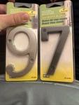 Hy-ko Old World Bronze Number 7 And 9 Weather Resistant 4" House. Fixed Price $14.99.