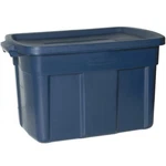 Rubbermaid Rough Neck Tote Storage Box Container Blue, 25 Gallon. Fixed Price $89.00.