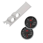 Pillar Pod Light Grey Painted W/ Street Black Ext Temp & Boost Gauges Suit. Fixed Price $285.66.
