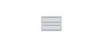 Deltana MS627U26 Mail Slot 8-7/8" With Back Plate In Polished Chrome. Fixed Price $85.05.