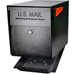 Boss 7106 Curbside Steel Post Mount Security Locking Mailbox, Black, Ext.... Fixed Price $241.76.