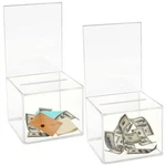 Acrylic Charity Donation Ballot Box Fundraising Coin Collection Tip 5" .... Fixed Price $44.58.