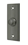 Qty 2 Deltana BBS333U15A Bell Button Rectangular Contemporary In Antique Nickel. Fixed Price $15.59.