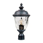 Carriage House Dc-one Light Outdoor Pole/post Mount In Early American STYLE-9. Fixed Price $195.95.
