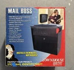 Boss 7172 Townhouse Locking Security Wall Mount Mailbox Black. Fixed Price $85.00.