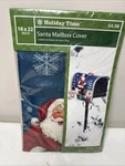 Holiday Time - Santa Mailbox Cover Christmas New 18 X22. Fixed Price $7.49.