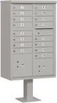Salsbury Industries 16 Size Doors, Usps Access Type Iii Cluster Box Unit, Gray. Fixed Price $2629.84.