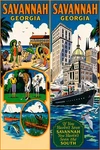 Savannah, Georgia... If You Haven't Seen South Best Travel Vintage Poster Repro. Fixed Price $13.90.