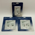 Creative Accents Wallplate Clear Cover 3 Pack Standard Size New Sealed. Fixed Price $24.99.