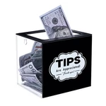 Yamahiko Acrylic Tips Jar For Money, Box Bartender Bars Clear. Fixed Price $22.85.
