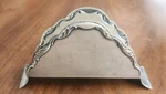 Vintage Silver Plate Napkin Letter Holder Ornate Edge Antique. Fixed Price $22.99.