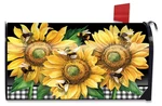 Briarwood Lane Buzzing Sunflowers Oversized Mailbox Cover. Fixed Price $19.95.