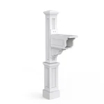 Mayne Dover Single Arm Mail Post - White 25.5IN 8IN 25.5X8,. Fixed Price $177.99.