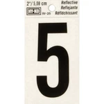 Hy-ko Vinyl In. Reflective Adhesive Number Five RV-25/5 Pack Of 10. Fixed Price $14.01.