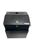 Safco 4232BL Suggestion Box Steel Black Keyed Lock Wall Hanging Secure. Fixed Price $20.00.