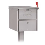 Salsbury Industries Mailbox, Gray, Powder Coated, 1 Doors, Pedestal, Aluminum. Fixed Price $327.59.