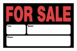 Lot Of 24 - Hillman 839932 For Sale Signs Year Model Phone X 12". Fixed Price $29.99.