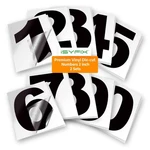 Isyfix Black Vinyl Numbers Stickers Inch Self Adhesive (2 Sets) Premiu. Fixed Price $21.13.