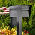 Locking Security Mailbox Manager Street Safe Black Model 7526 Boss. Fixed Price $209.99.