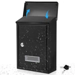 Amylove Weatherproof Mail Boxes With Key Lock, Security Locking Wall Mount Me.... Fixed Price $41.50.