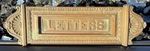 Antique Sargent & Company Solid Brass Mail Slot Vintage Door Drop 9 1/2 Long. Fixed Price $175.00.