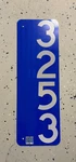 3M Hip 911 Vertical Reflective Address Mailbox Sign By Ssmg. Fixed Price $26.97.